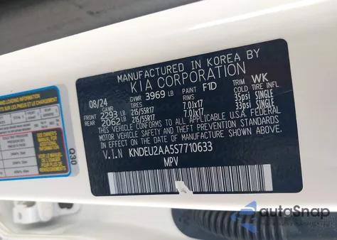 2025 Kia Seltos S из США, поврежденный, VIN KNDEU2AA5S7710633